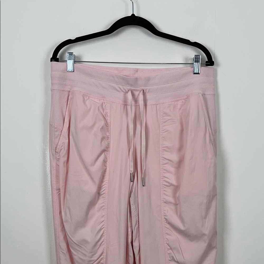 Lululemon Dance Studio Mid Rise Lined Women's 12 Casual Light Pink Jogger Pants - Picture 4 of 11